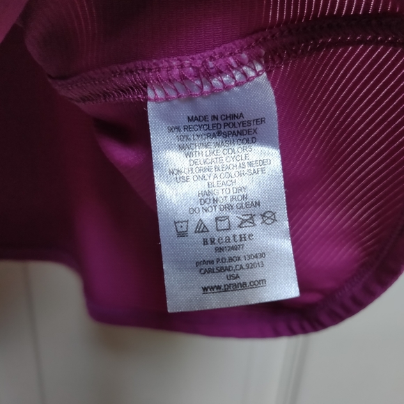 PrAna Women's Purple Short Sleeve Active T-shirt Size XS - Picture 7 of 7